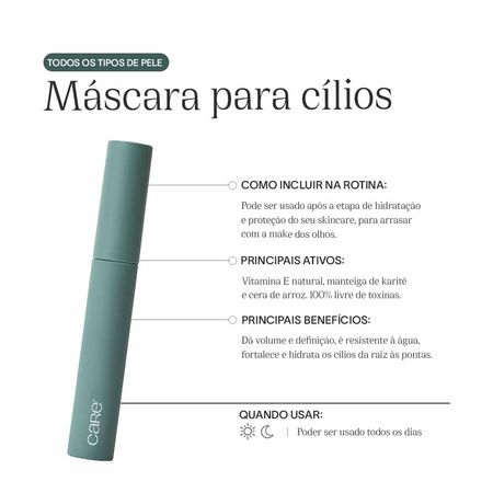 Máscara-de-Cílios-CARE-Natural-Beauty---Ultra-Black-Extreme-Volume-Preto--4