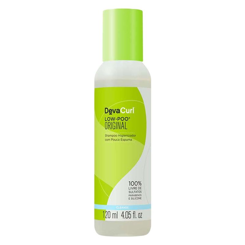 Deva Curl Shampoo Low-Poo - Shampoo Higienizador Com Pouca Espuma - 120ml