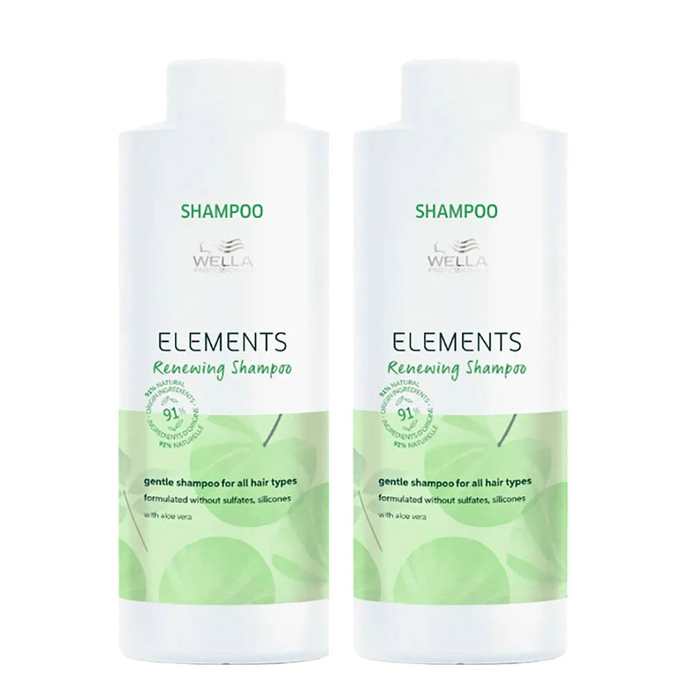 Wella Professionals Elements Renewing Kit – Com Dois Shampoos