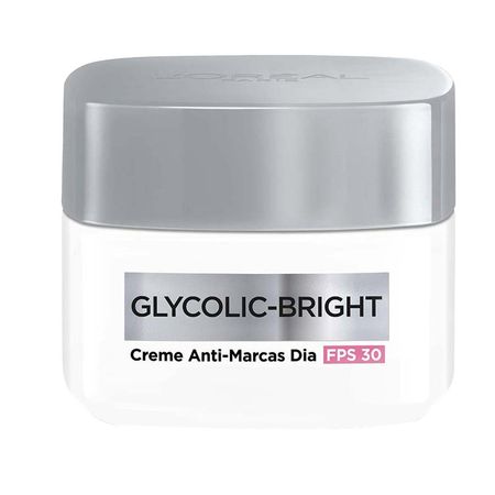 Gel-Creme-Facial-Anti-Marcas-L'Oréal-Paris---Glycolic-Bright-Dia-FPS30-49g--1