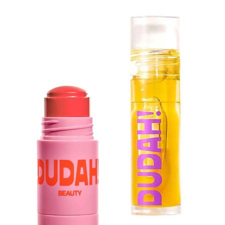 Dudah!-Beauty-Kit---Lip-Glow-Oil-003-+-Stick-Blush-Coral-Kit--1