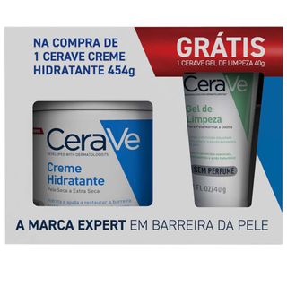 Cerave Kit - Creme Hidratante + Gel De Limpeza