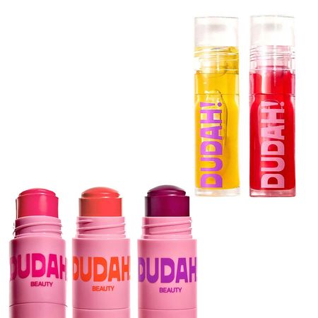 Dudah!-Beauty-Kit-com-3-Stick-Blush-Multifuncional-+-2-Lip-Glow-Oil-Kit--1