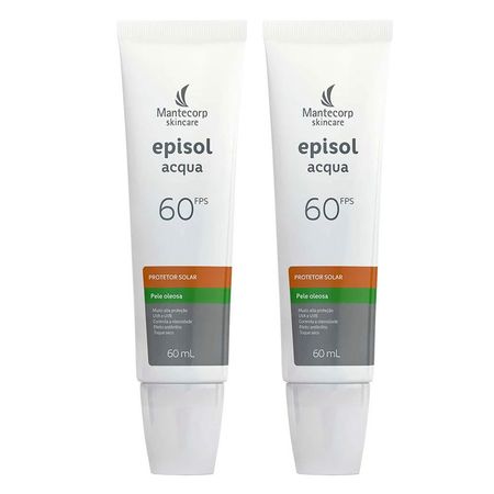Episol-Acqua-Protetor-Solar-Facial-pele-Oleosa-FPS60-Kit-com-2-unidades-Kit--1