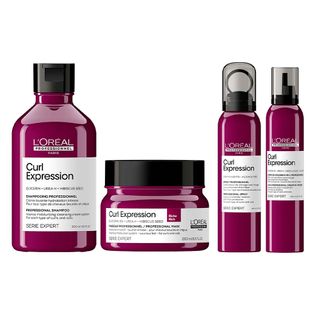 L’Oréal Professionnel Curl Expression Kit – Shampoo + Acclerator Leave-in + 10 em 1 Leave-in + Máscara