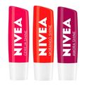 NIVEA Hidratante Labial Shine Kit com 3 unidades Kit