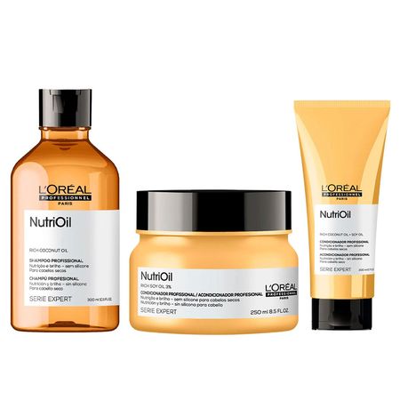 L'Oréal-Professionnel-NutriOil-Kit-–-Shampoo-+-Condicionador-+-Máscara-Kit--1