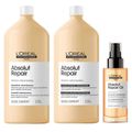L'Oréal Professionnel Absolut Repair Kit – Shampoo + Condicionador + Óleo Capilar Kit