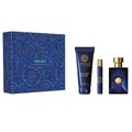Dylan Blue Pour Homme Versace Coffret - Perfume Masculino - EDT + Shower Gel + Miniatura Kit