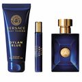 Dylan Blue Pour Homme Versace Coffret - Perfume Masculino - EDT + Shower Gel + Miniatura Kit