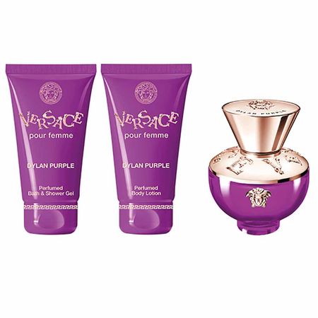 Dylan Purple Versace Coffret Perfume Feminino EDP Shower Gel Body
