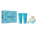 Dylan Turquoise Versace Coffret - Perfume Feminino - EDT + Body Gel + Shower Gel + Miniatura Kit