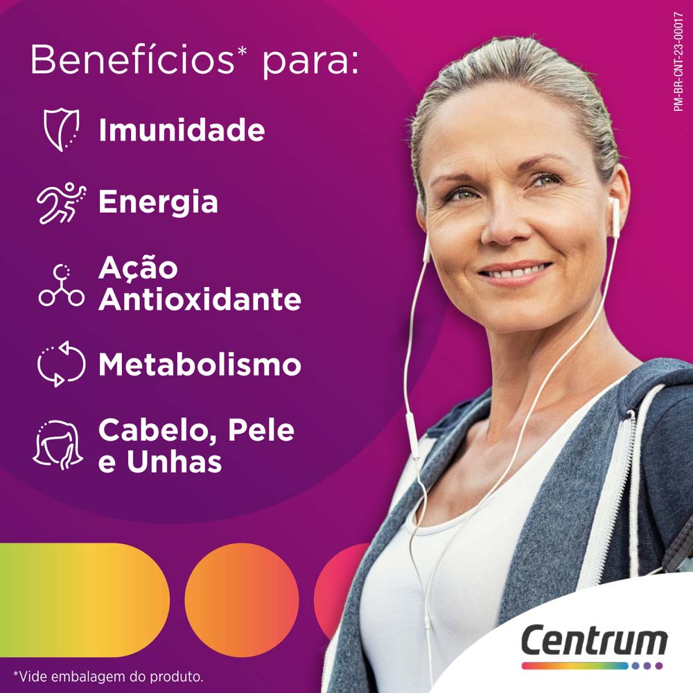 Suplemento Alimentar Multivitamínico Centrum Mulher