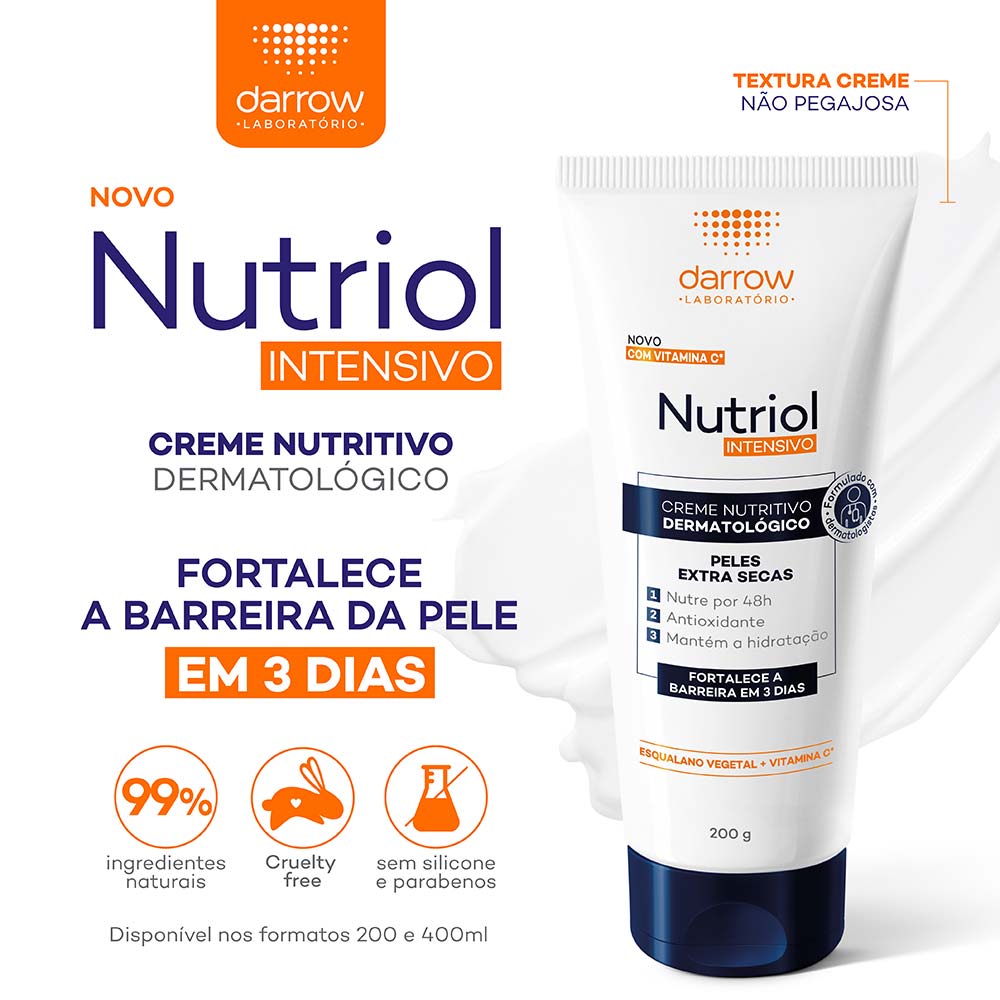 Hidratante Corporal Darrow Nutriol Intensivo - Creme Nutritivo