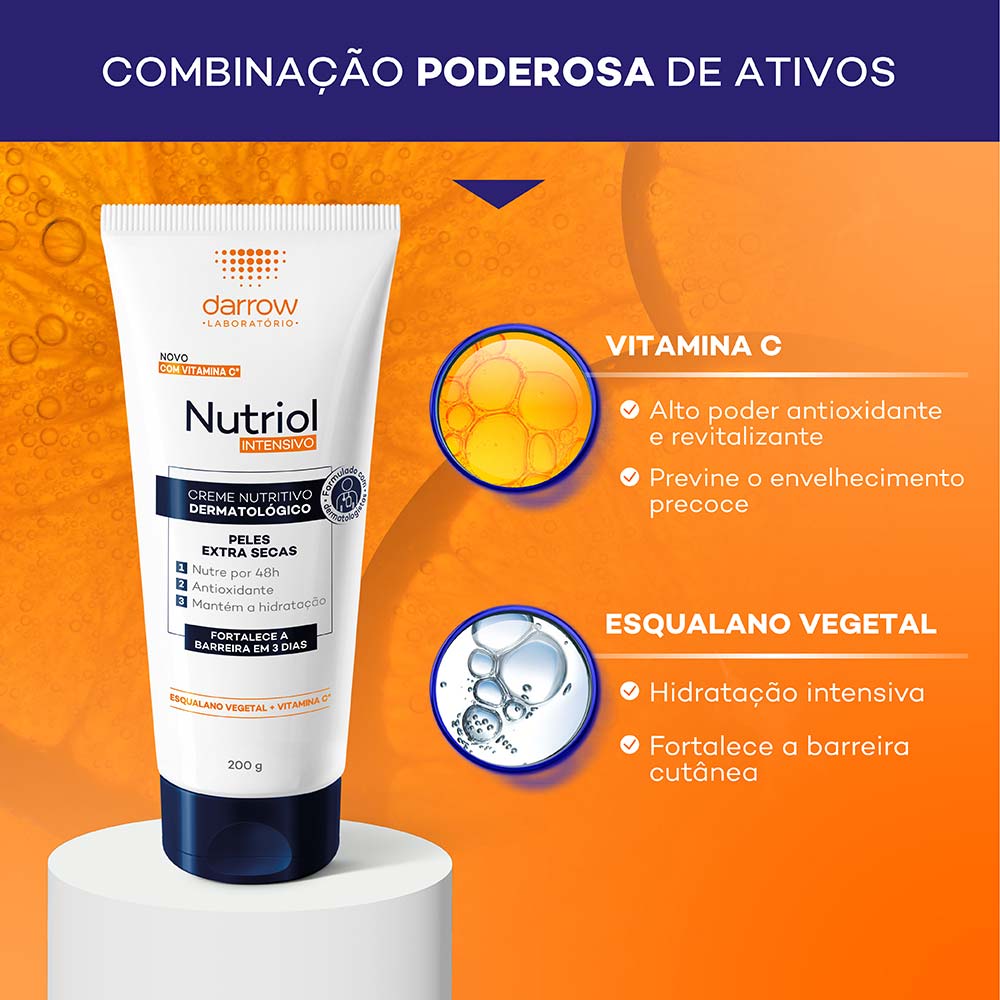 Hidratante Corporal Darrow Nutriol Intensivo - Creme Nutritivo