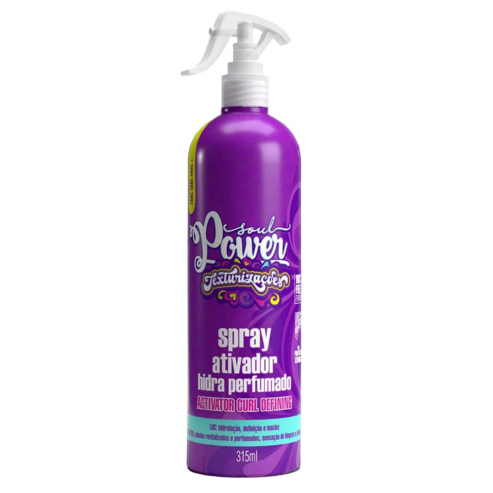 Soul Power Hidra Perfumado Texturações Spray Fixador - Época