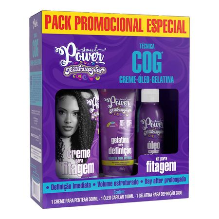 Soul-Power-Técnica-Cog-Kit---Creme-Para-Fitagem-+-Óleo-Capilar--+-Gelatina-Kit--1