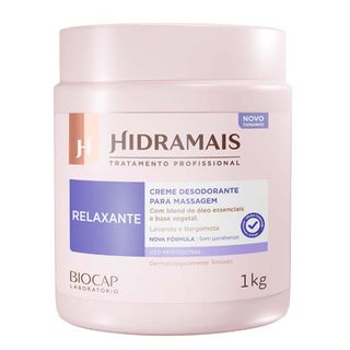 Creme Desodorante Para Massagem Hidramais Relaxante 1Kg
