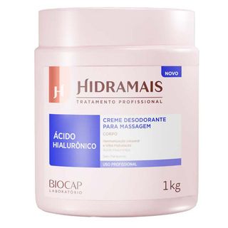 Creme Desodorante Para Massagem Hidramais Ácido Hialurônico 1Kg