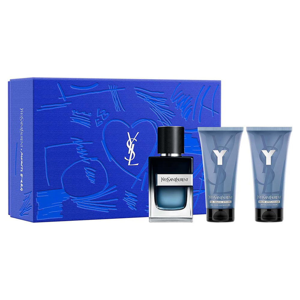 Coffret Y Yves Saint Laurent Kit - Perfume EDP + Gel de Coffret Y Yves Saint Laurent Kit - Perfume EDP + Gel de