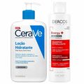 Vichy Dercos e Cerave Kit – Shampoo + Loção de Hidratante Kit