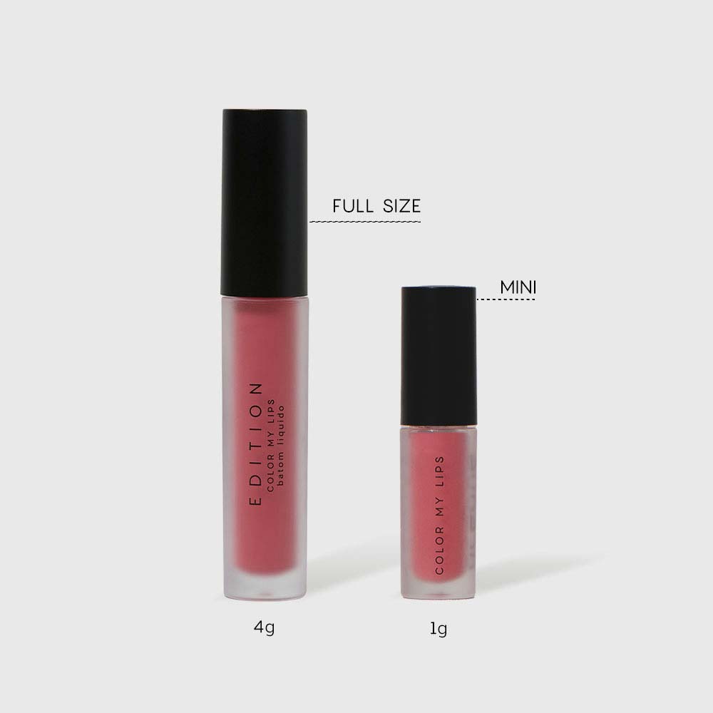 Batom Líquido Oceane Edition Mini Color My Lips