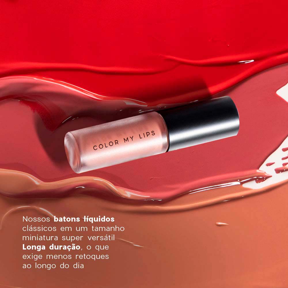 Batom Líquido Oceane Edition Mini Color My Lips