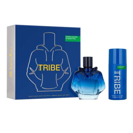 We-Are-Tribe-Benetton-Coffret----Perfume-Masculino-EDT-+-Desodorante-Kit--1