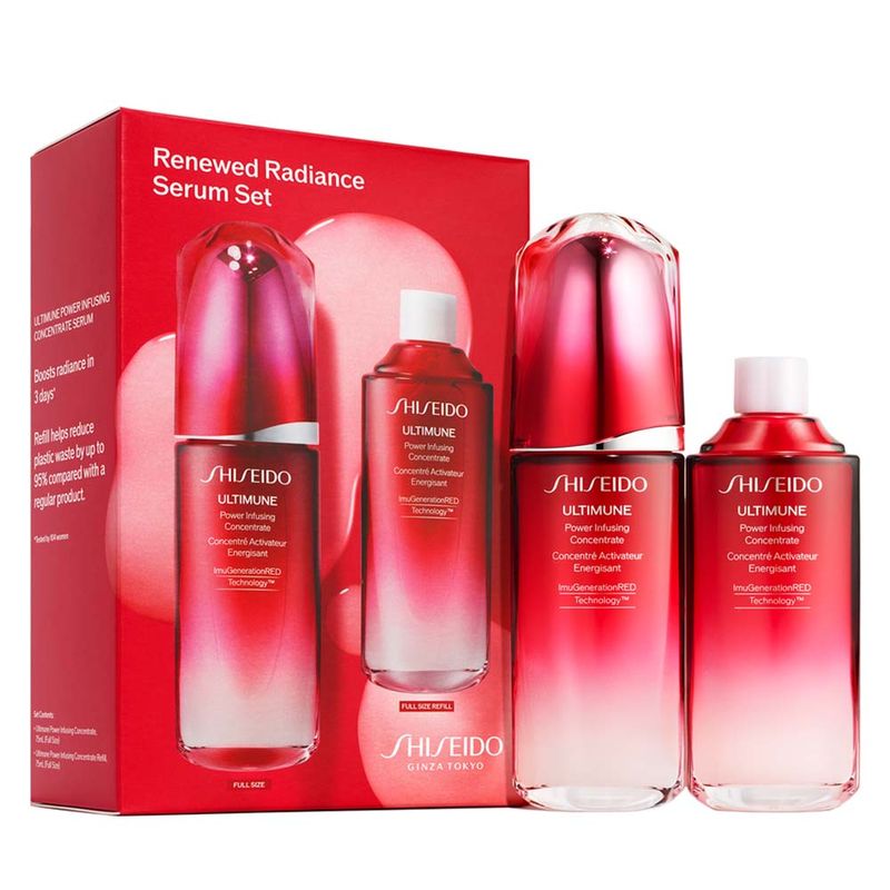 Renewed Radiance Shiseido Ultimune Kit - Com 2 Séruns - Época