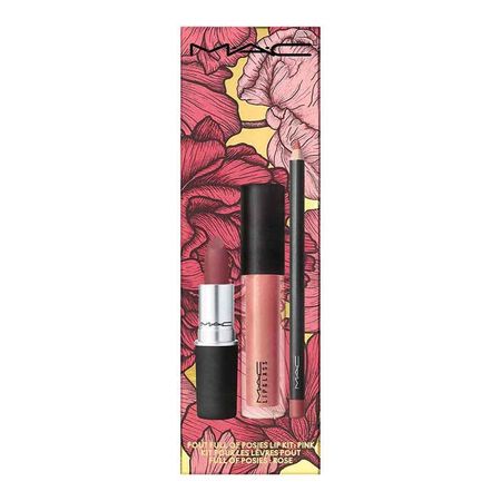 Mac-Pout-Full-of-Posies-Pink-Soar-Kit---Batom-+-Lápis-Labial-+-Gloss-Kit--1