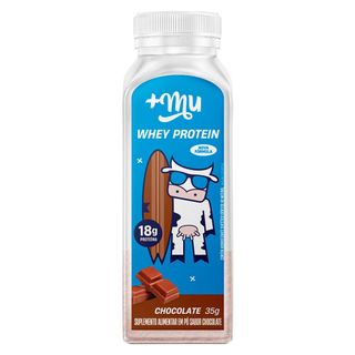 Whey Concentrado +Mu - Chocolate - Garrafinha