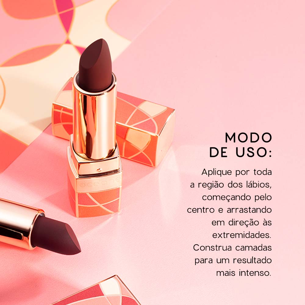 Batom Semi-Matte Océane Capri Lipstick