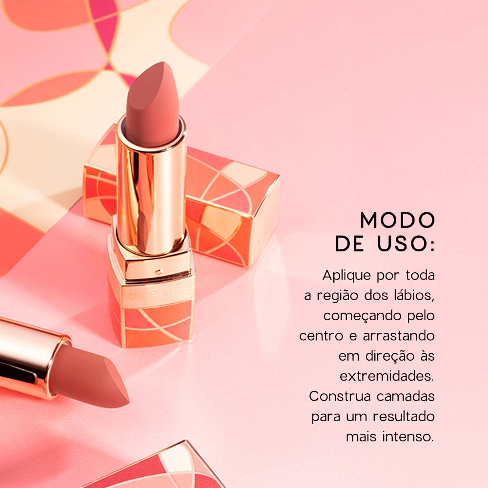 Batom Semi-Matte Océane Capri Lipstick