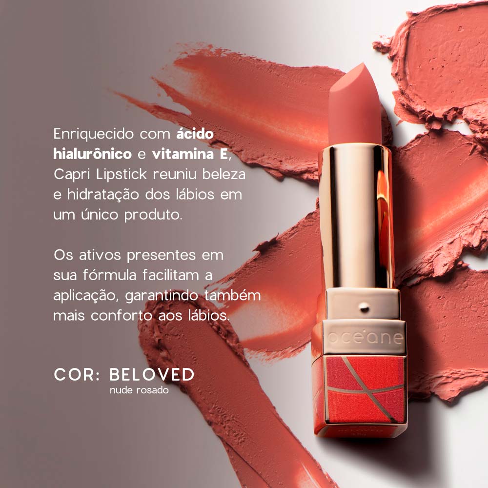 Batom Semi-Matte Océane Capri Lipstick