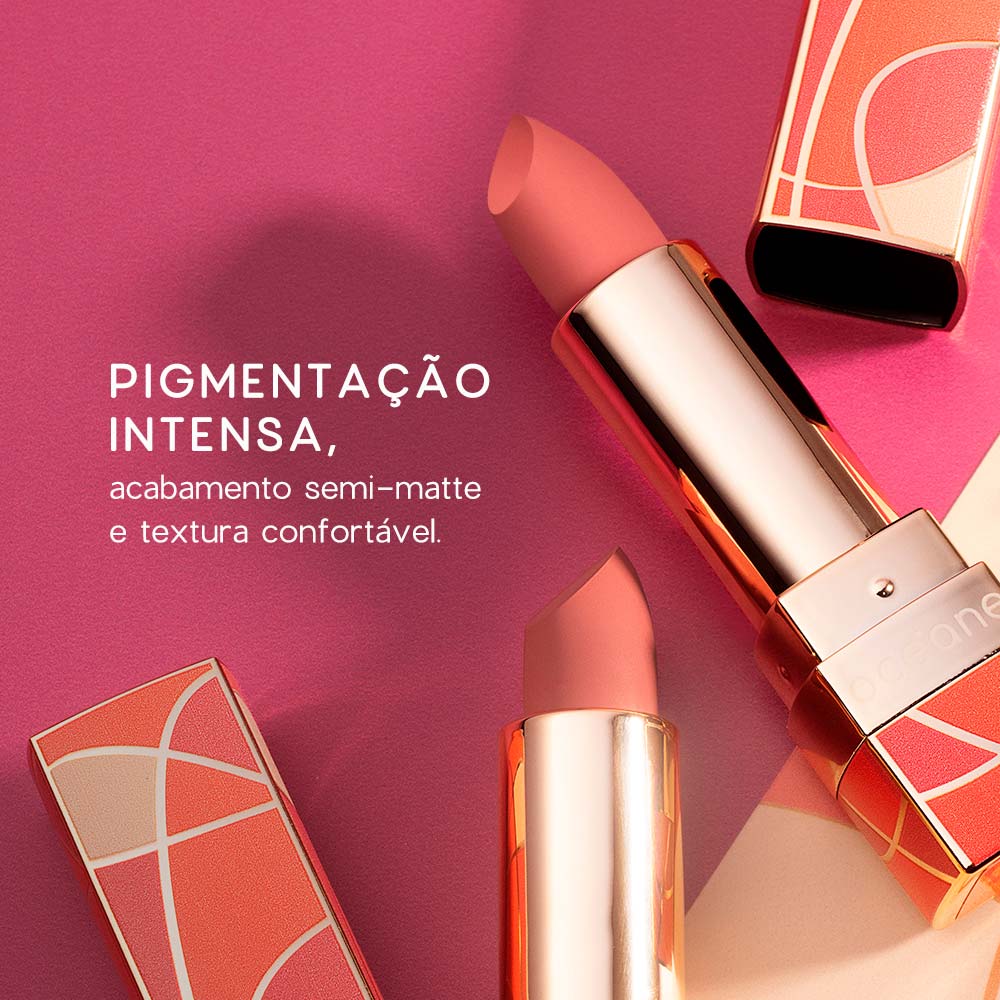 Batom Semi-Matte Océane Capri Lipstick