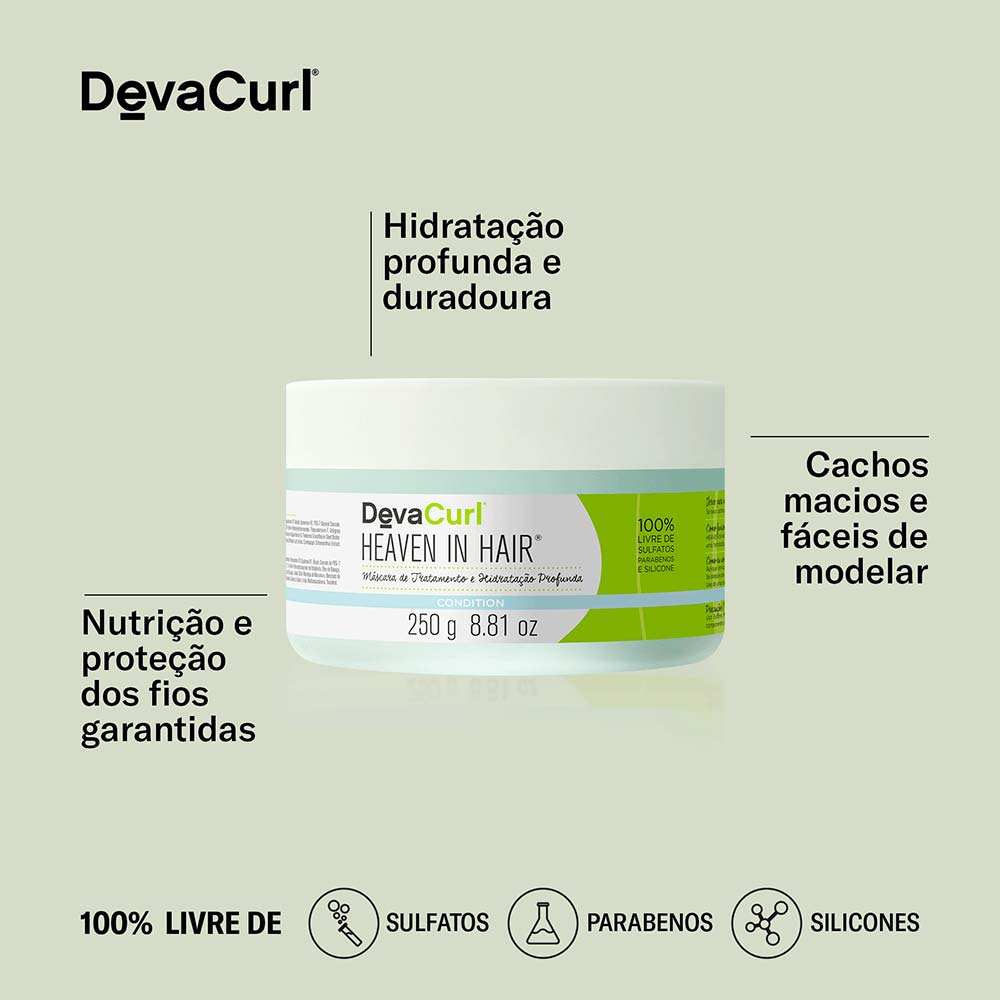 Deva Curl Heaven in Hair - Máscara Hidratante