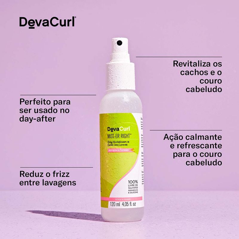 Ativador de Cachos Deva Curl Finalizador Mist-er Right - Época Cosméticos