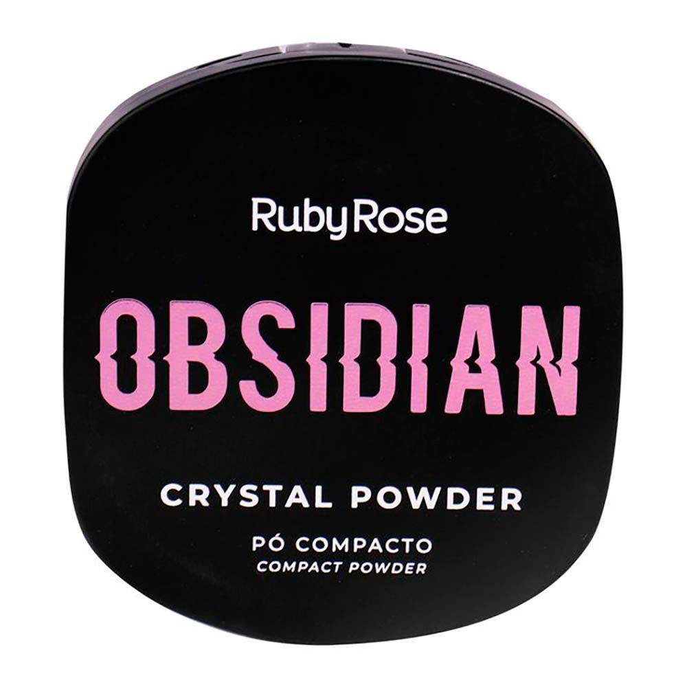 Pó Compacto Ruby Rose Obsidian Crystal Powder