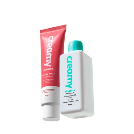 Kit-Creamy-Ácido-Salicílico-Antiacne-e-Calming-Cream-Hidratante-Facial-(2-produtos)--1