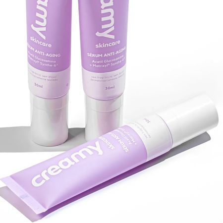 Kit-Creamy-Anti-Aging-Sérum-Redutor-de-Linhas-e-Ácido-Mandélico-Gel-Antiacne-(2-produtos)--4