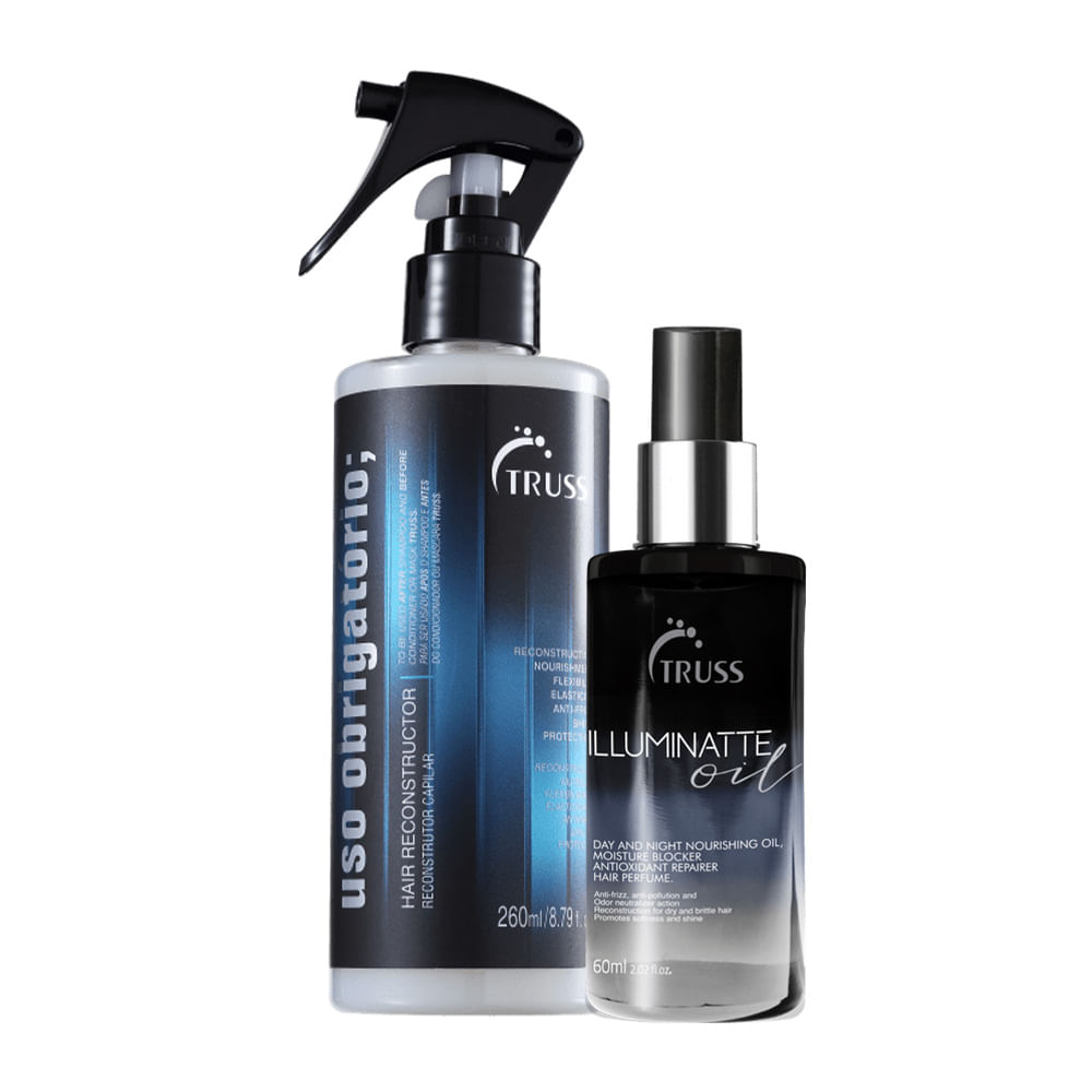 Kit Truss Illuminatte Oil e Uso Obrigatório Spray (2 produtos)
