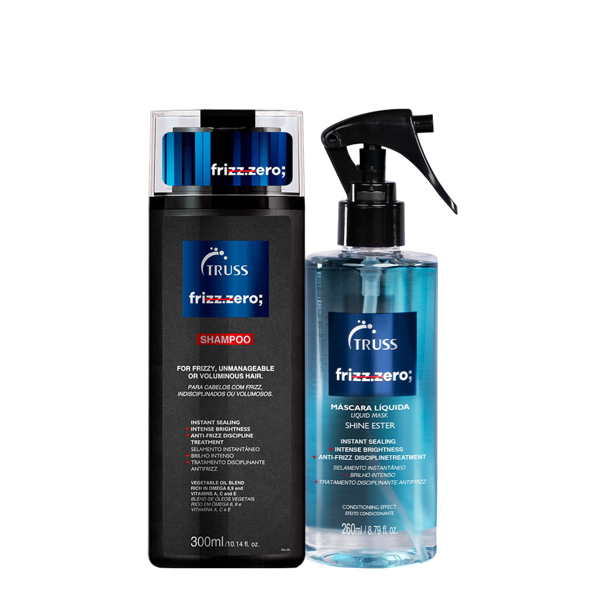Kit Truss Frizz Zero Limpeza Disciplinante (2 Produtos)