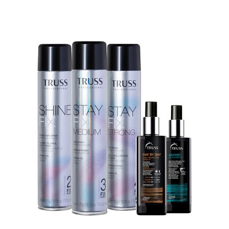 Kit-Truss-Shine-Fix-Spray-de-Brilho-Medium-Strong-Amino-Lipotropic-e-Day-By-Day-(5-produtos)--1