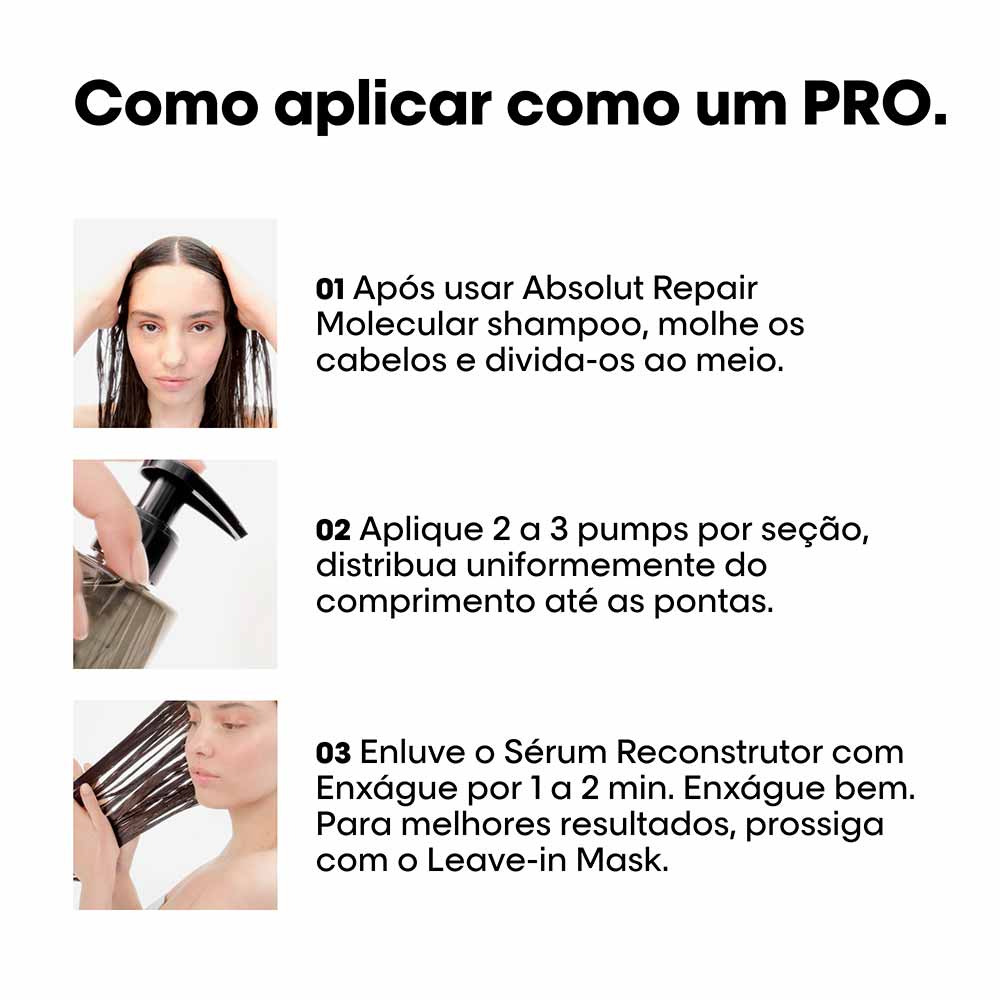 L'Oréal Professionnel Absolut Repair Molecular Sérum com Enxágue