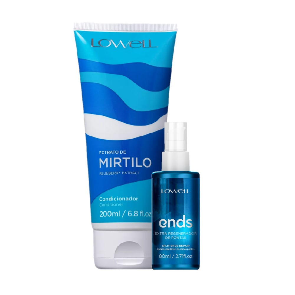 Kit Lowell Extrato de Mirtilo Hidratação Regeneradora (2 produtos) n
