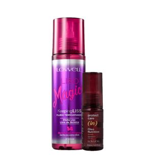 Kit Lowell Liso Magico Fluido Nutritivo (2 produtos)