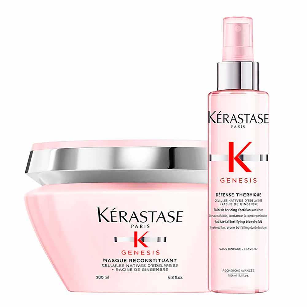 Kérastase Genesis Kit – Máscara + Protetor Térmico