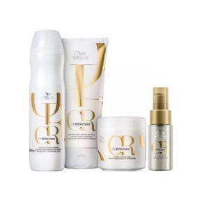 Wella Professionals Oil Reflections - Shampoo 250ml+Condicionador 200ml+Máscara Capilar 150ml+Oil Reflections  Ligth 30
