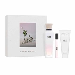 Adolfo Dominguez Jazmín Tonka Coffret Perfume Masculino EDP + Creme corporal + Travel Size