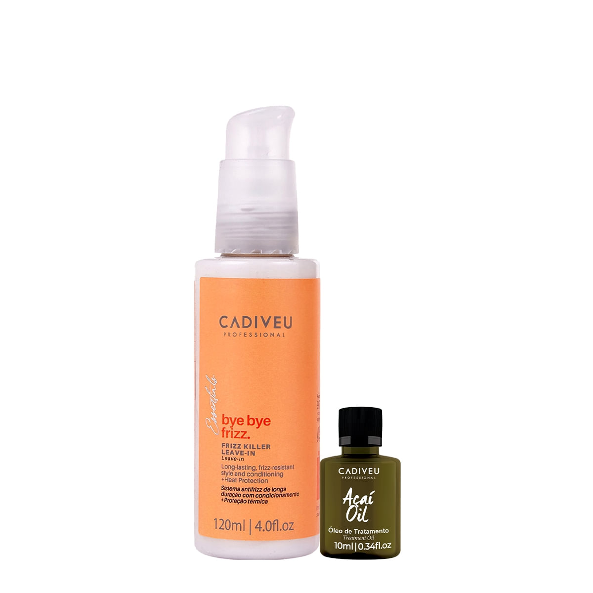 Kit Cadiveu Professional Açaí Oil e Bye Bye Frizz Leave-in (2 produtos)